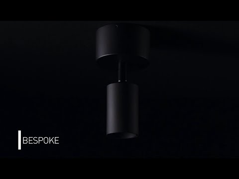 Collingwood 1901 Rotatable Spotlight Surface Mounted - White Housing/Black Baffle