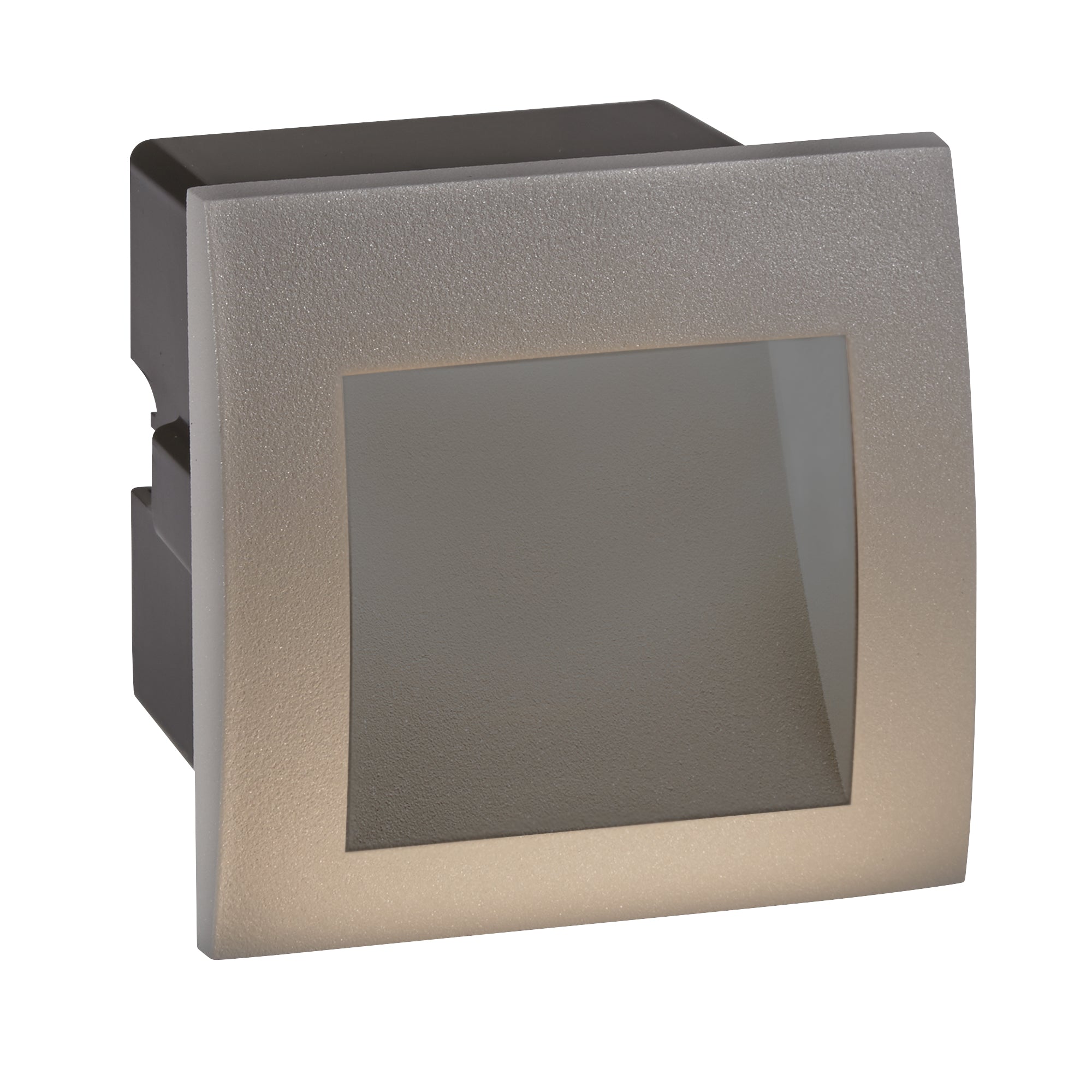 Searchlight Amberly LED Recessed Outdoor Square Light - Grey Aluminium