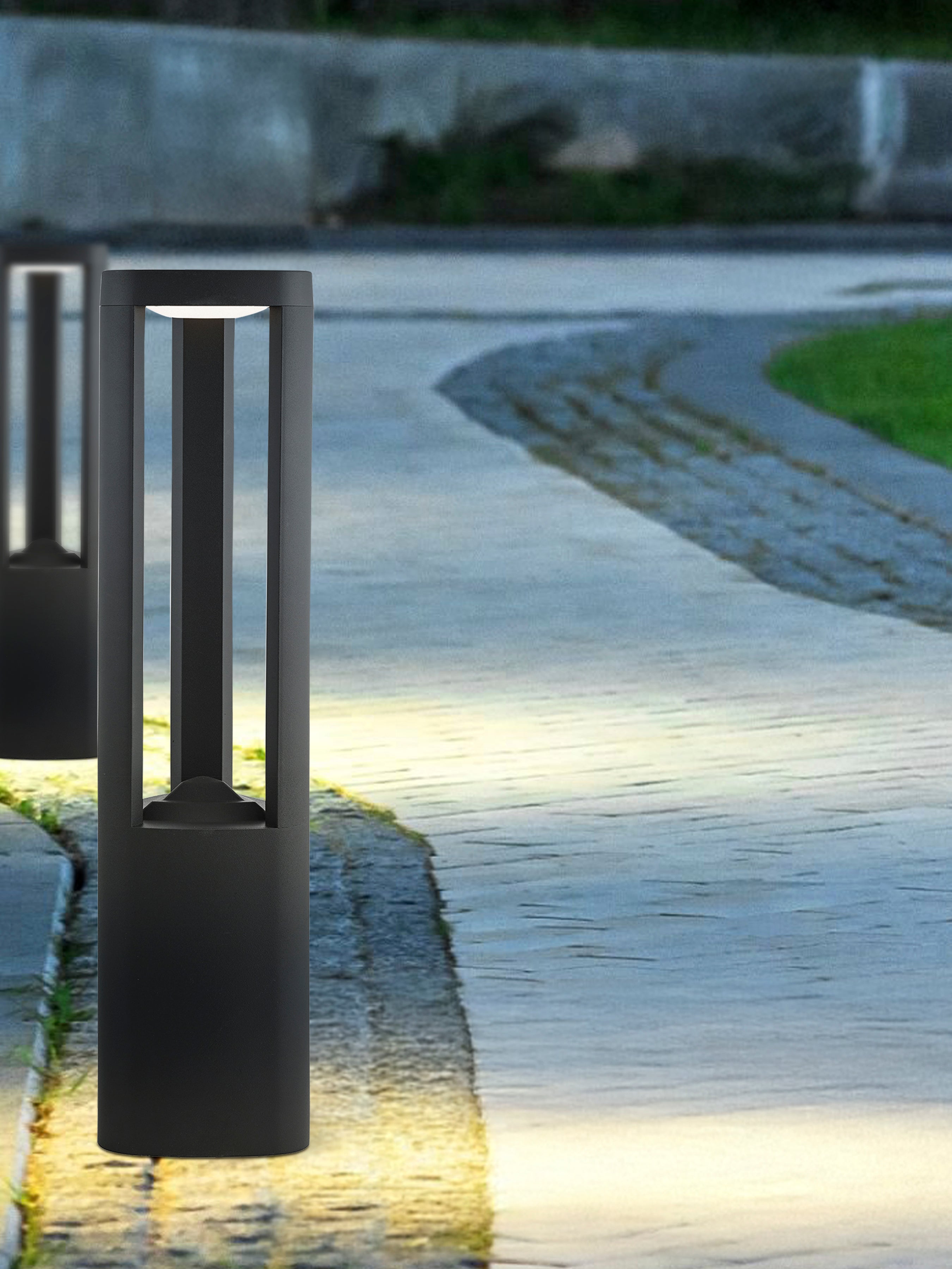 Searchlight Melrose LED Outdoor Post 500mm Height - Dark Grey