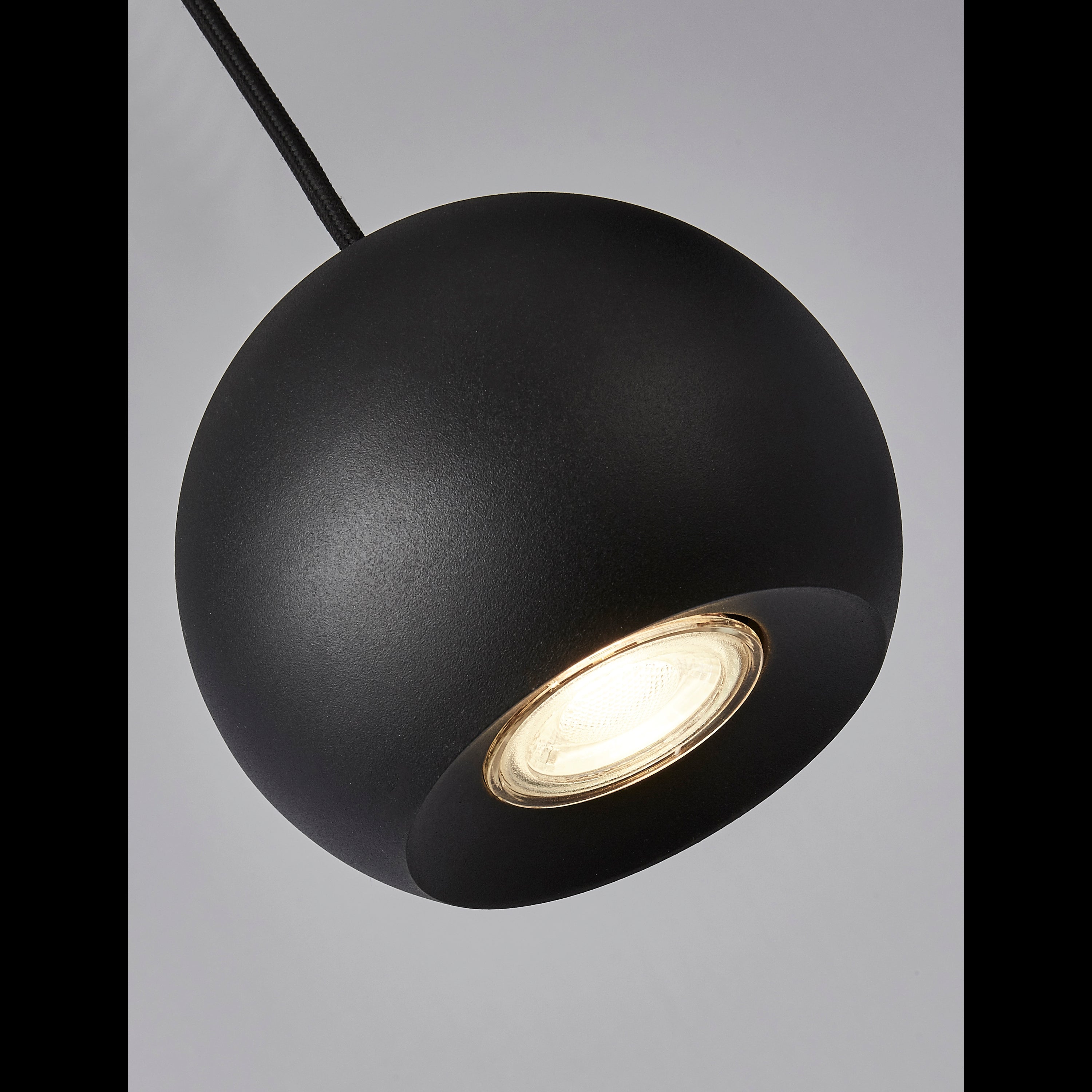 Searchlight Eccles 4 Light Bar Ceiling Pendant - Black