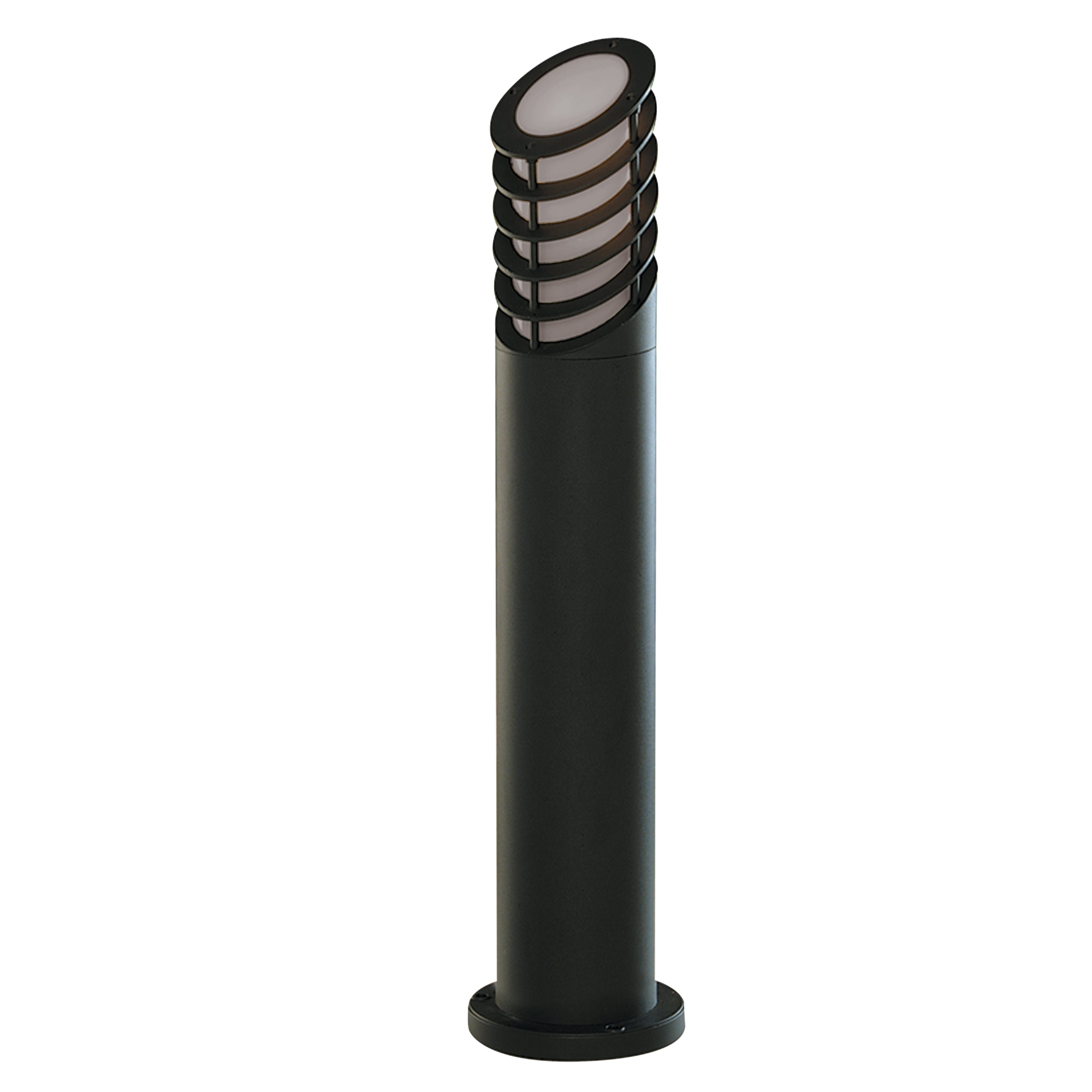 Searchlight Burnall 730mm Pointed Outdoor Post - Black Aluminium & Glass - IP44