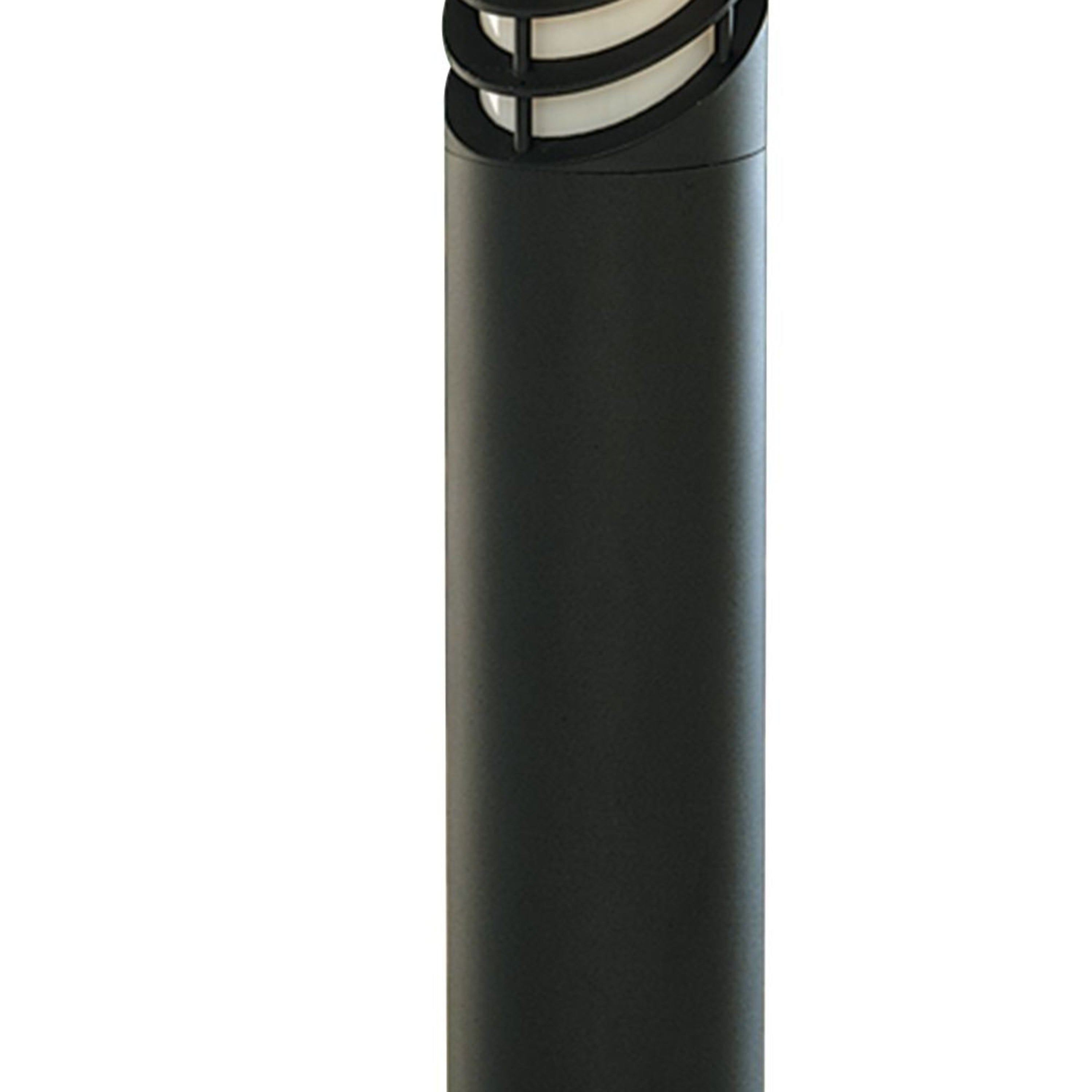 Searchlight Burnall 730mm Pointed Outdoor Post - Black Aluminium & Glass - IP44