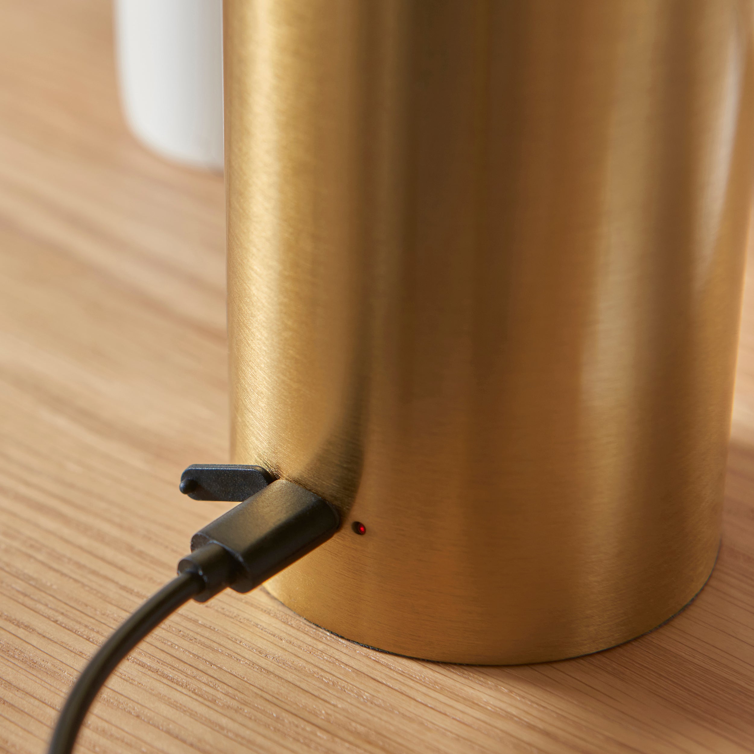 Endon Sunset Rechargeable Table - Brushed Gold Finish