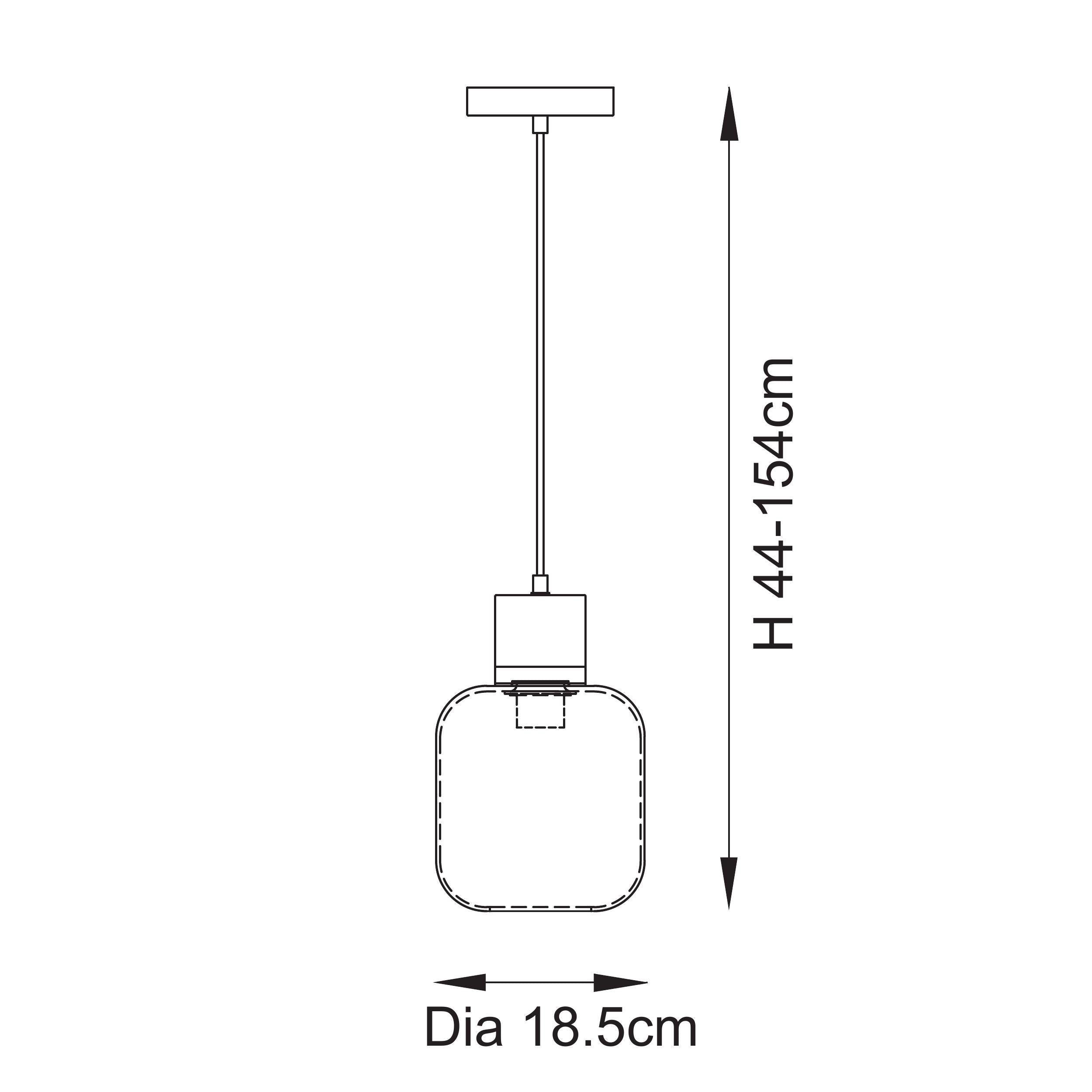 Endon Travi Pendant - Natural Travertine, Vintage Brass & Clear Glass