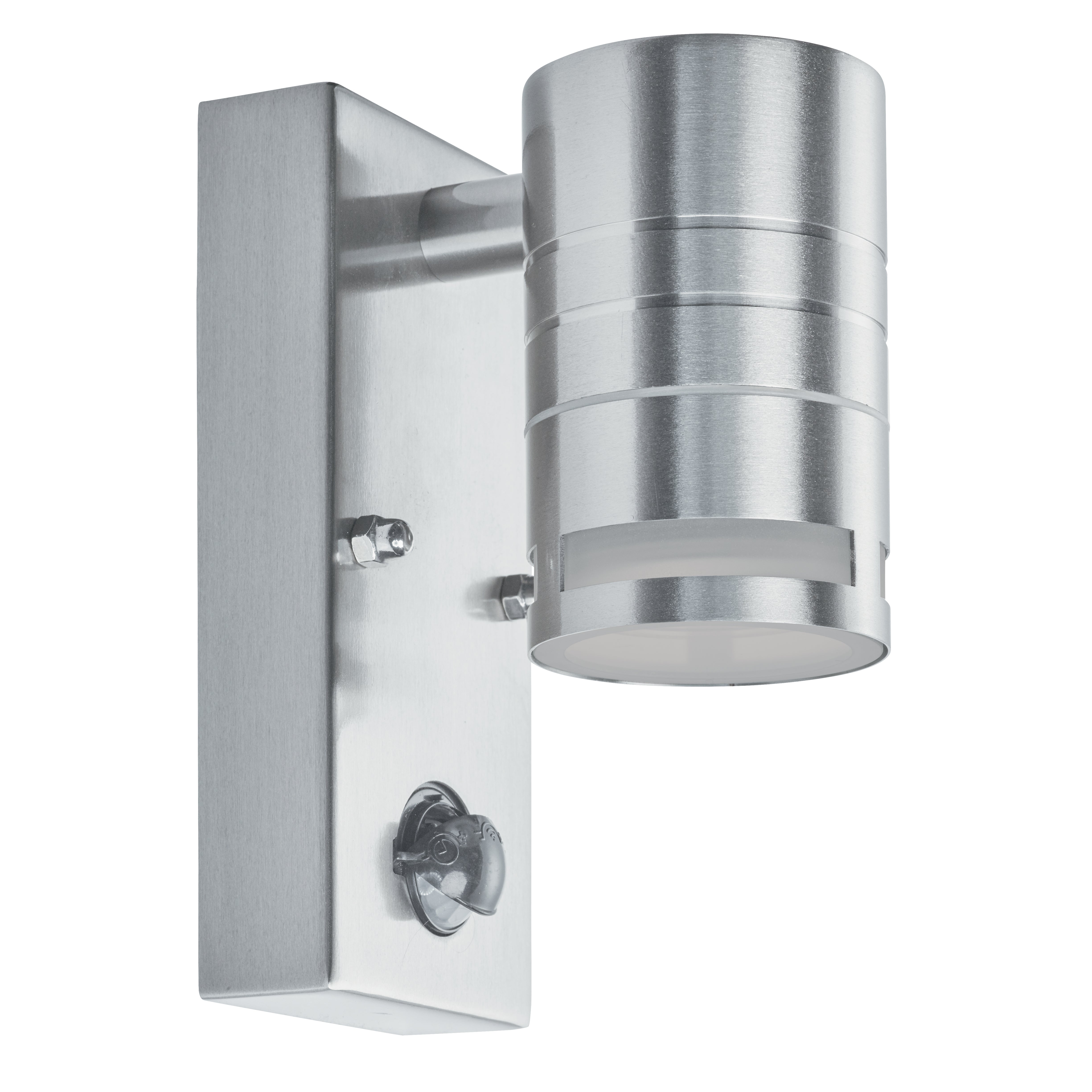 Searchlight Mela LED Outdoor Wall Bracket with PIR - Stainless Steel