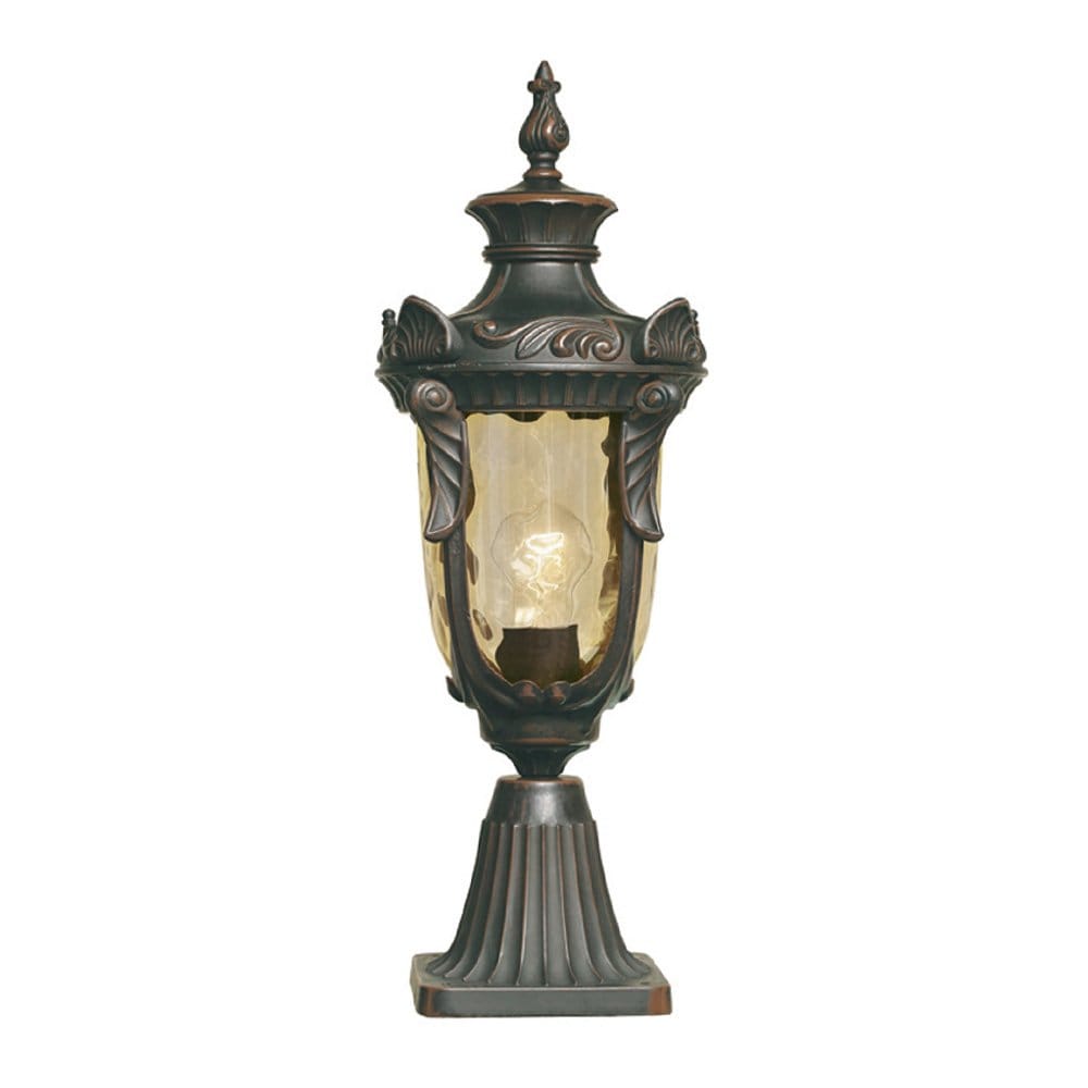 Elstead Philadelphia Single Medium Pedestal - Old Bronze