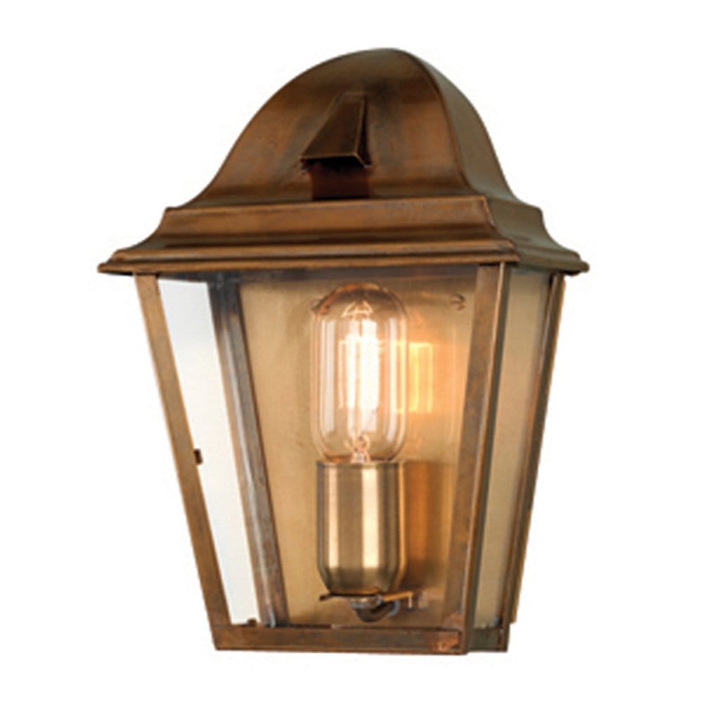 Elstead St James Single Wall Lantern - Aged Brass