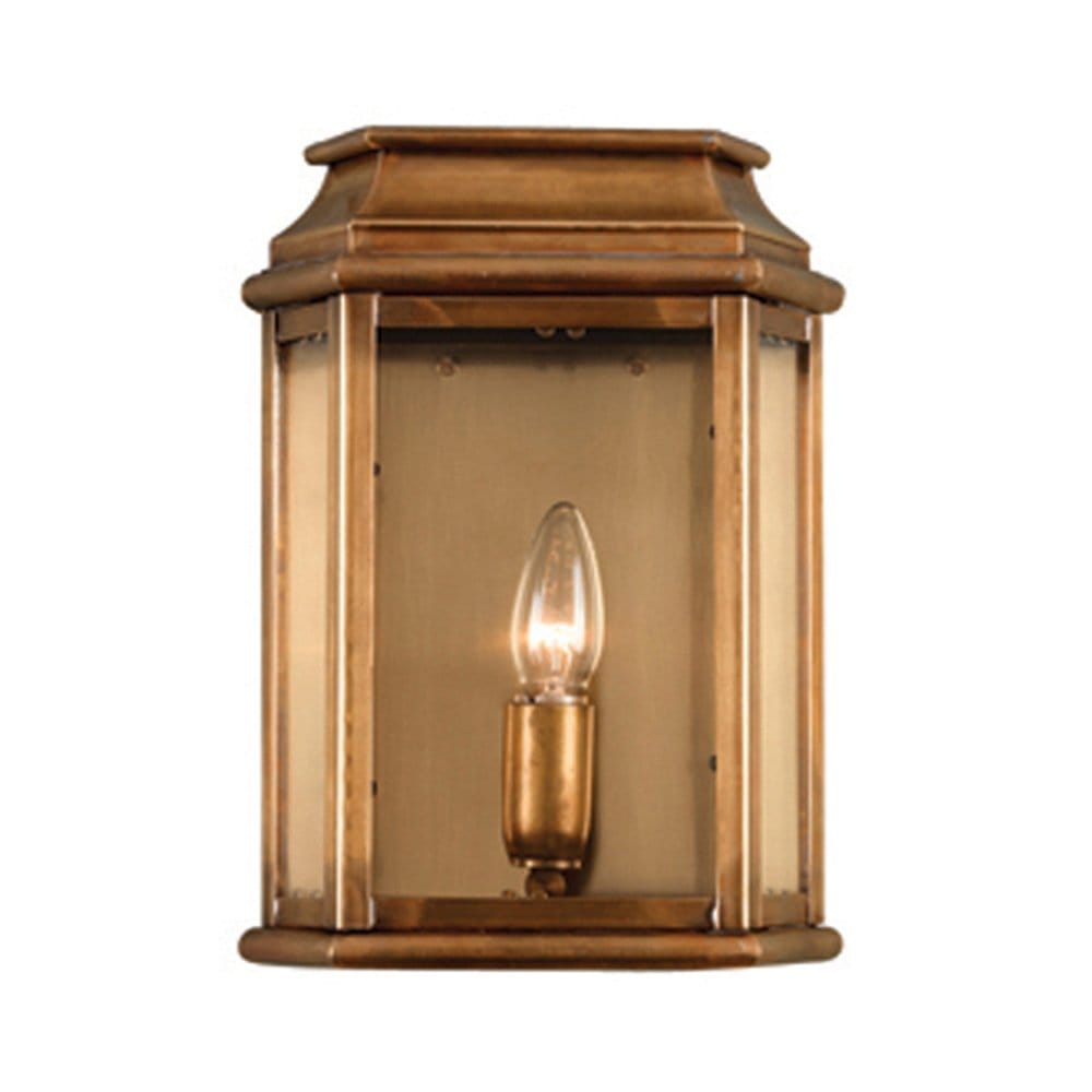 Elstead St Martins Single Wall Lantern - Aged Brass