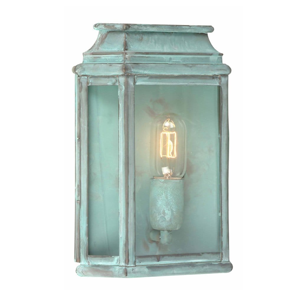 Elstead St Martins Single Wall Lantern - Verdigris