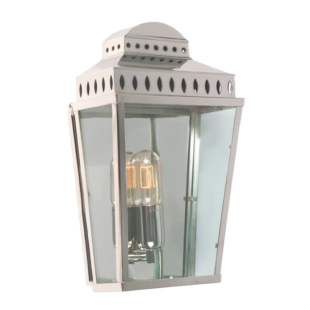 Elstead Mansion House Single Wall Lantern - Polished Nickel