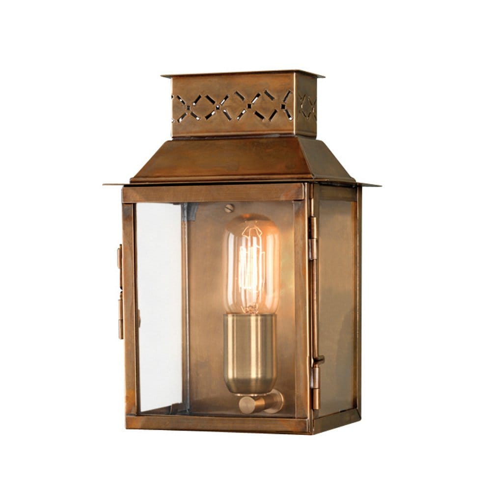 Elstead Lambeth Palace Single Wall Lantern - Aged Brass