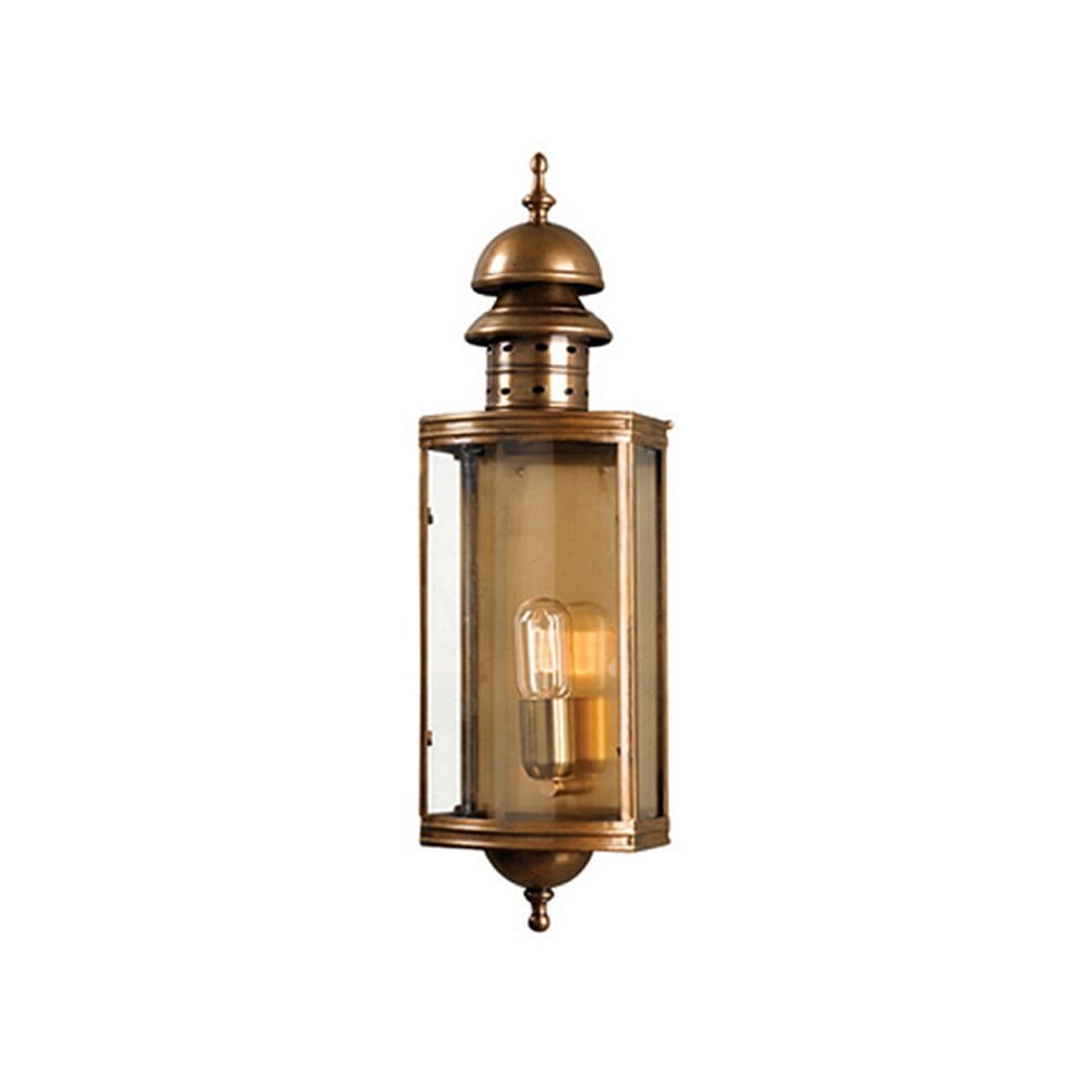 Elstead Downing Street Wall Lantern - Aged Brass