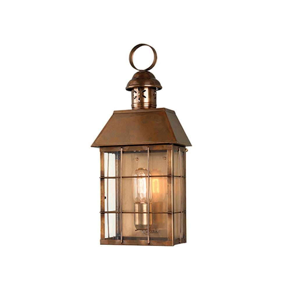 Elstead Hyde Park Single Wall Lantern - Solid Brass