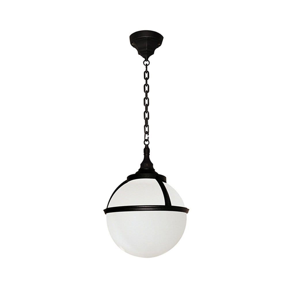 Elstead Glenbeigh Single Chain Lantern - Black
