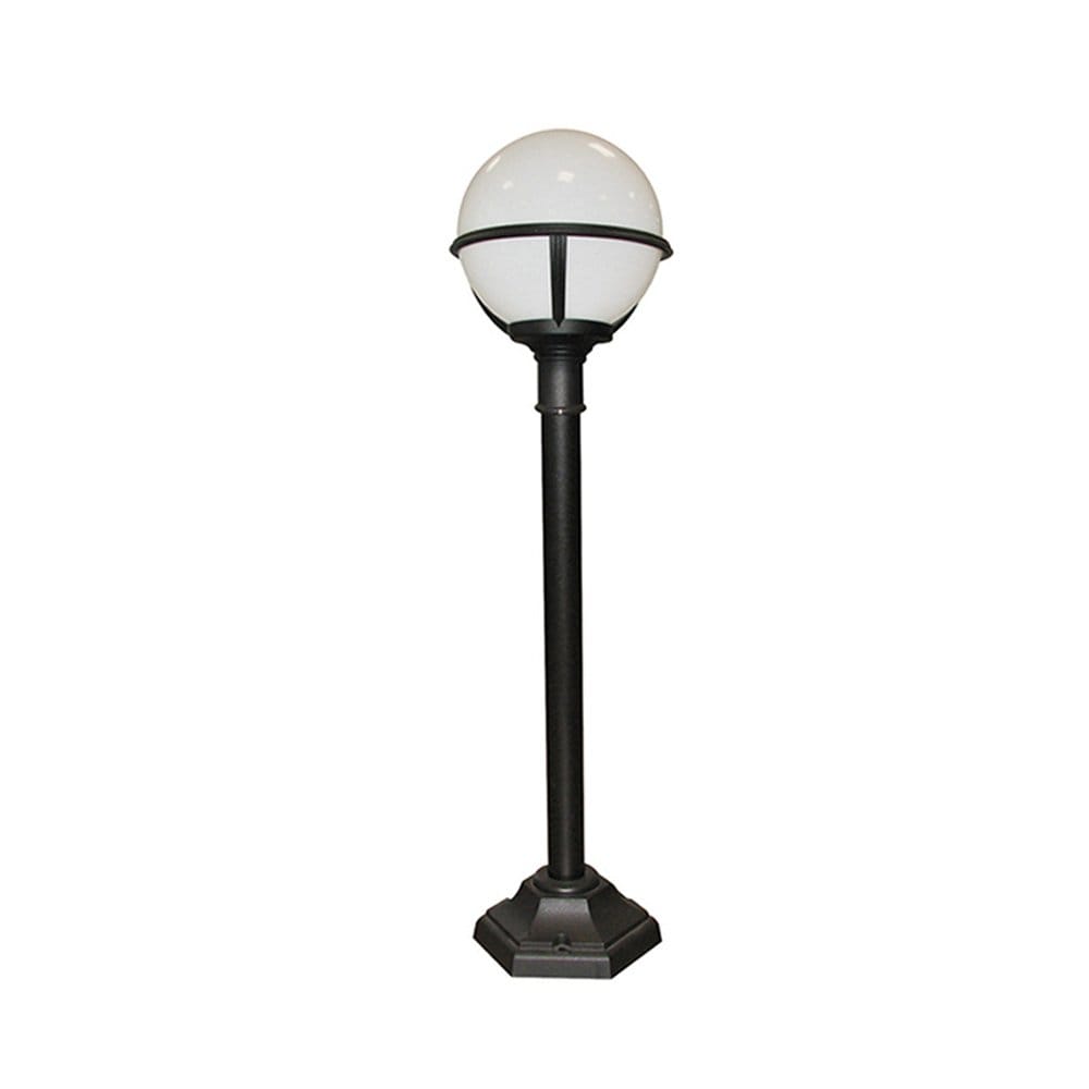 Elstead Glenbeigh Single Pillar Lantern - Black
