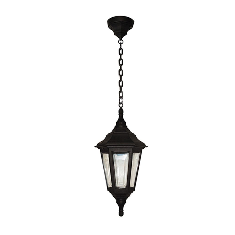 Elstead Kinsale Single Chain Lantern - Black