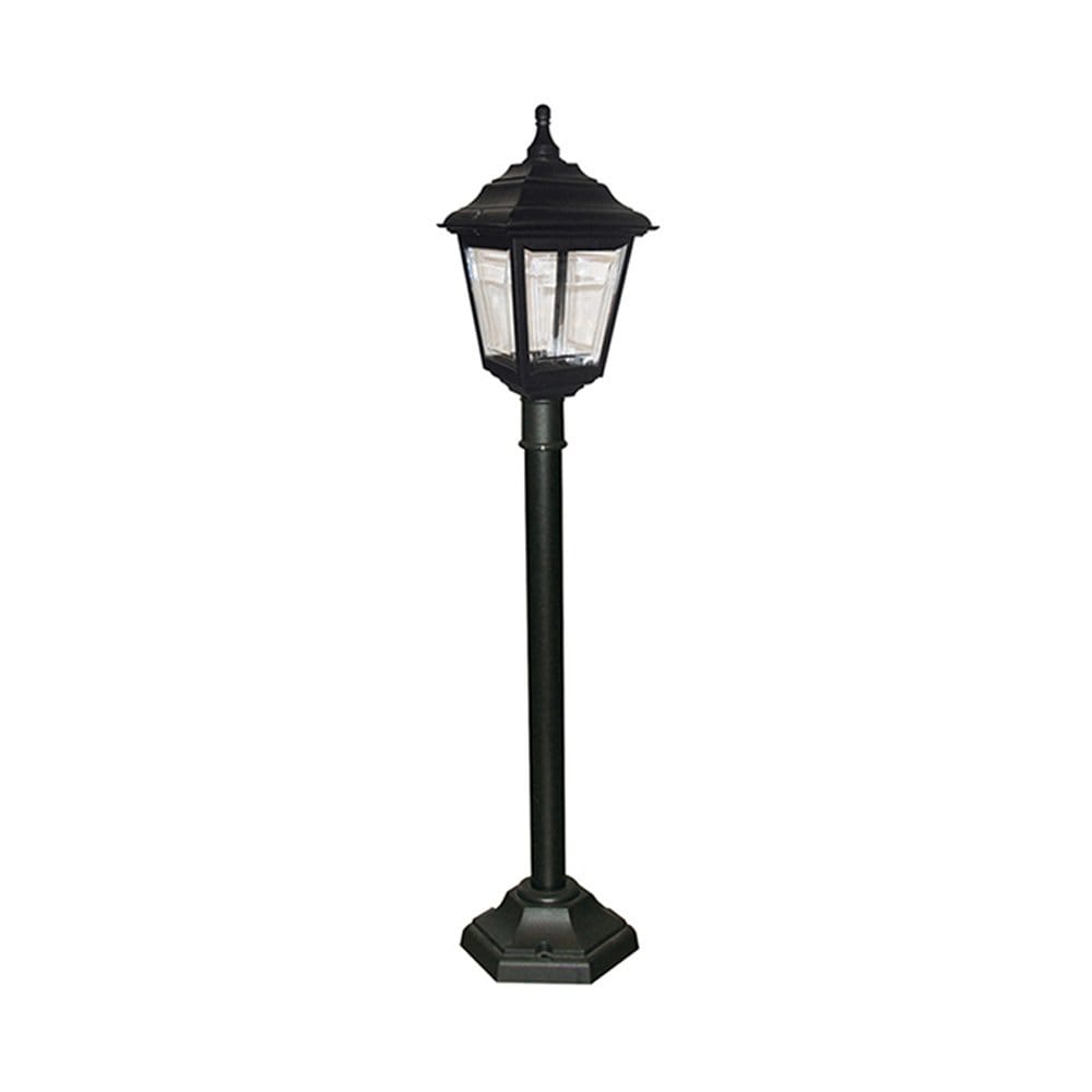 Elstead Kerry Single Pillar Lantern - Black