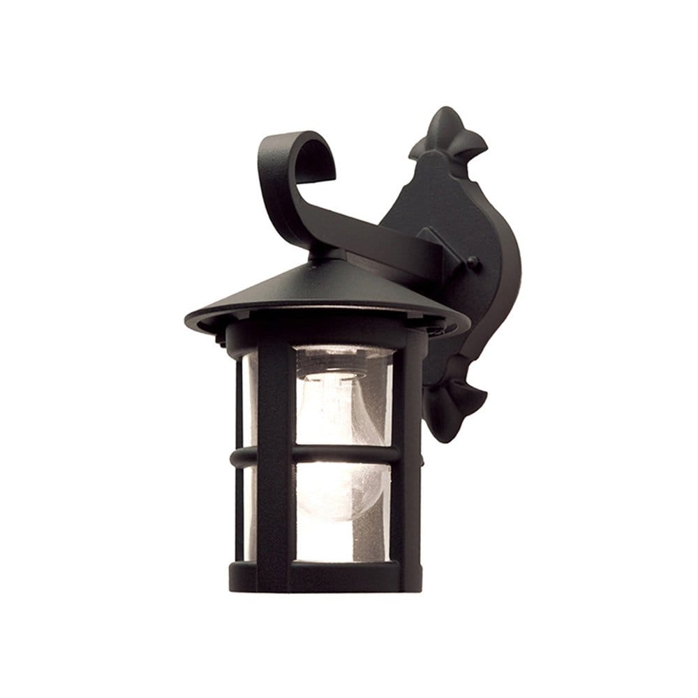 Elstead Hereford Window Single Wall Down Lantern - Black