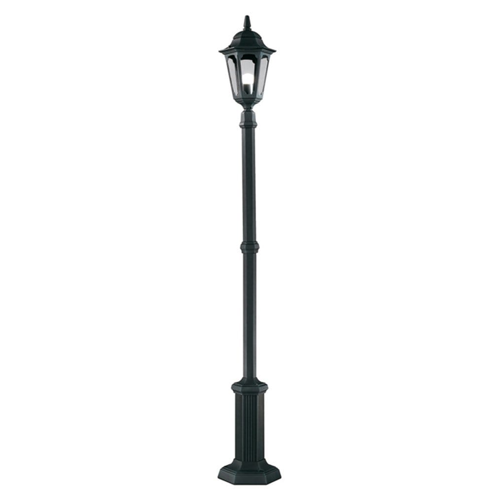 Elstead Parish Single Lamp Post - Black