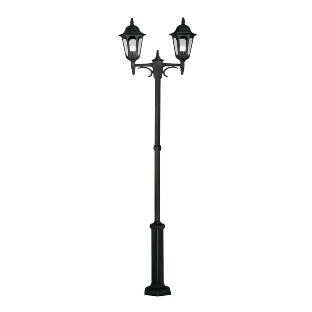 Elstead Parish 2 Light Twin Lamp Post - Black
