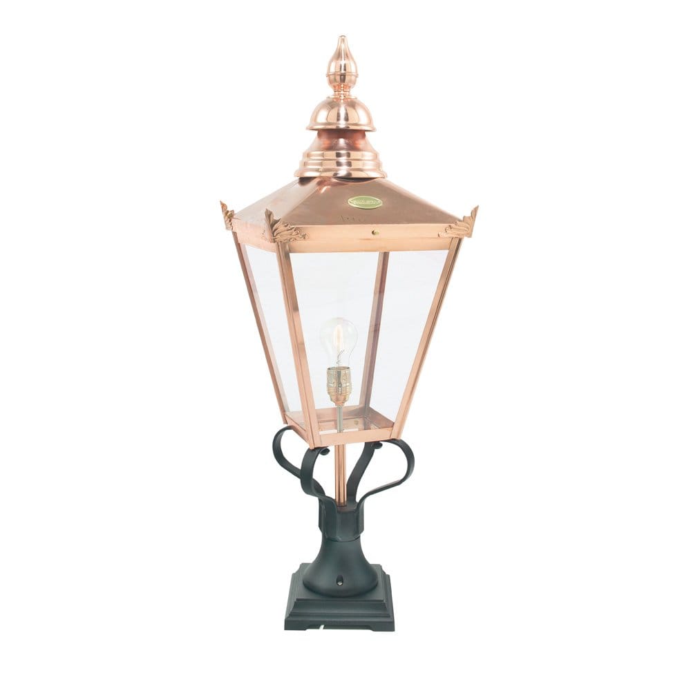 Norlys Chelsea Single Pedestal Lantern - Copper