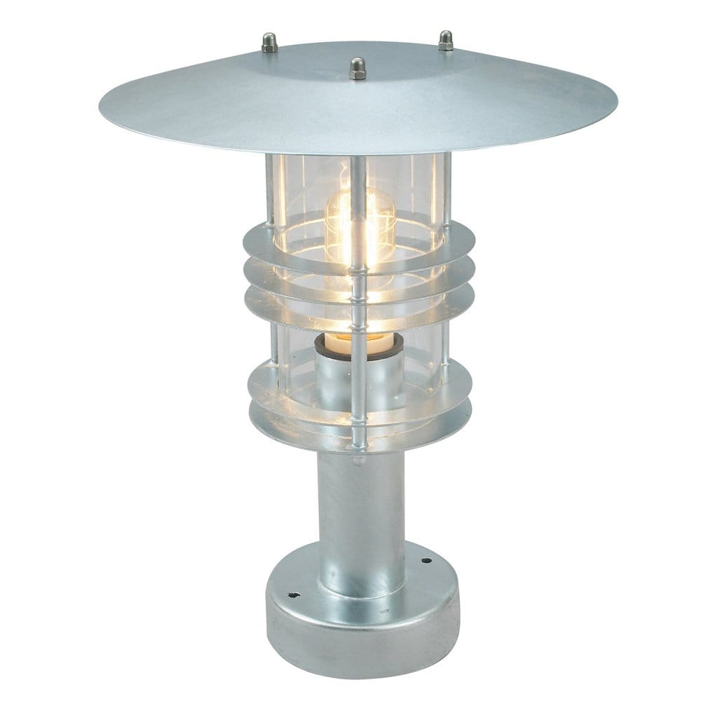 Norlys Stockholm Single Pedestal - Galvanised