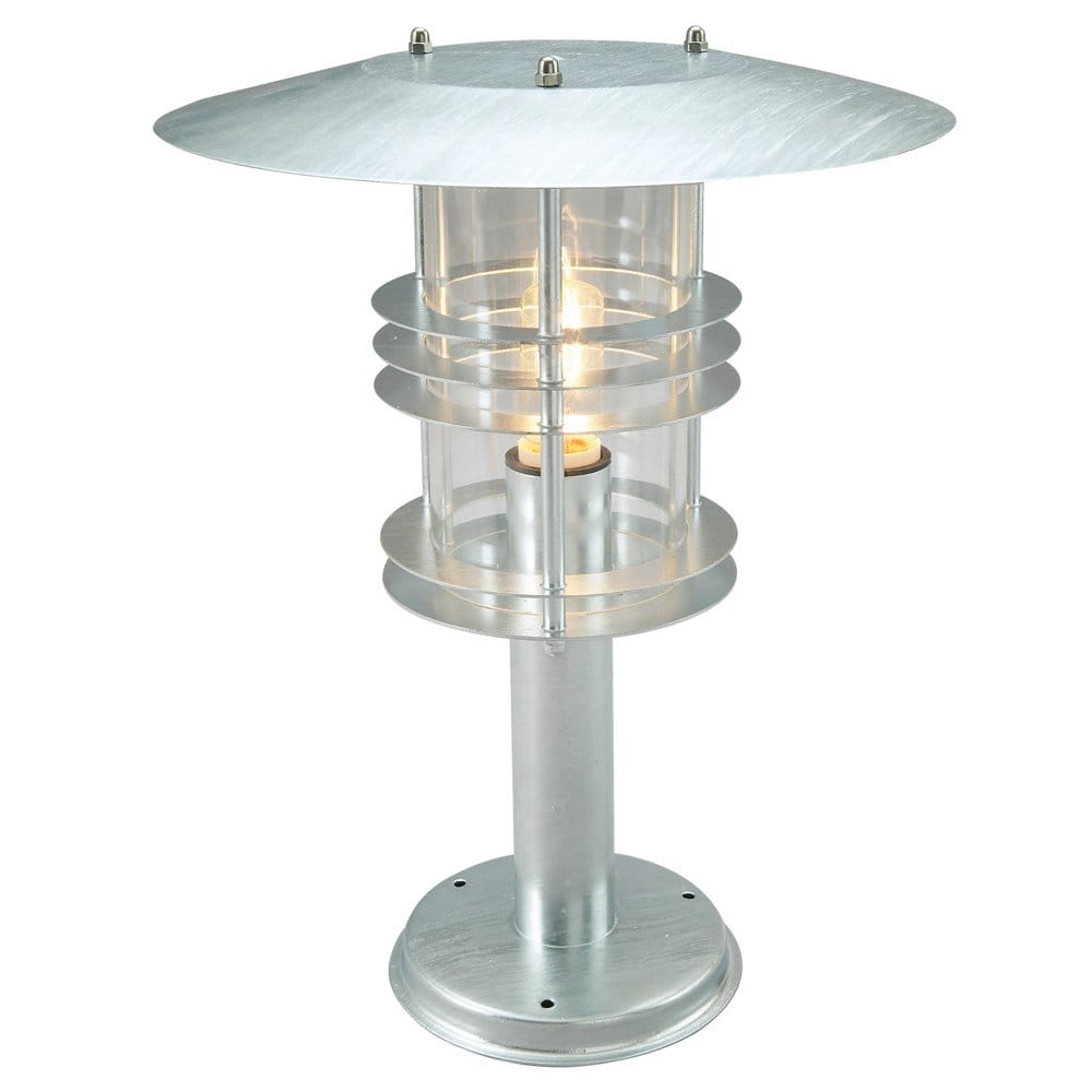 Norlys Stockholm Grande Single Pedestal - Galvanised