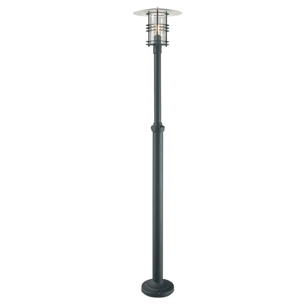 Norlys Stockholm Grande Single Lamp Post - Black