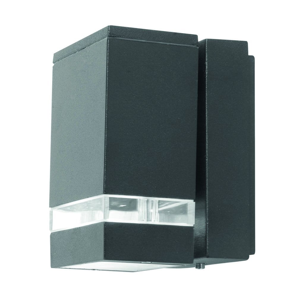 Elstead Jannik 2 Light LED Wall Light - Dark Grey