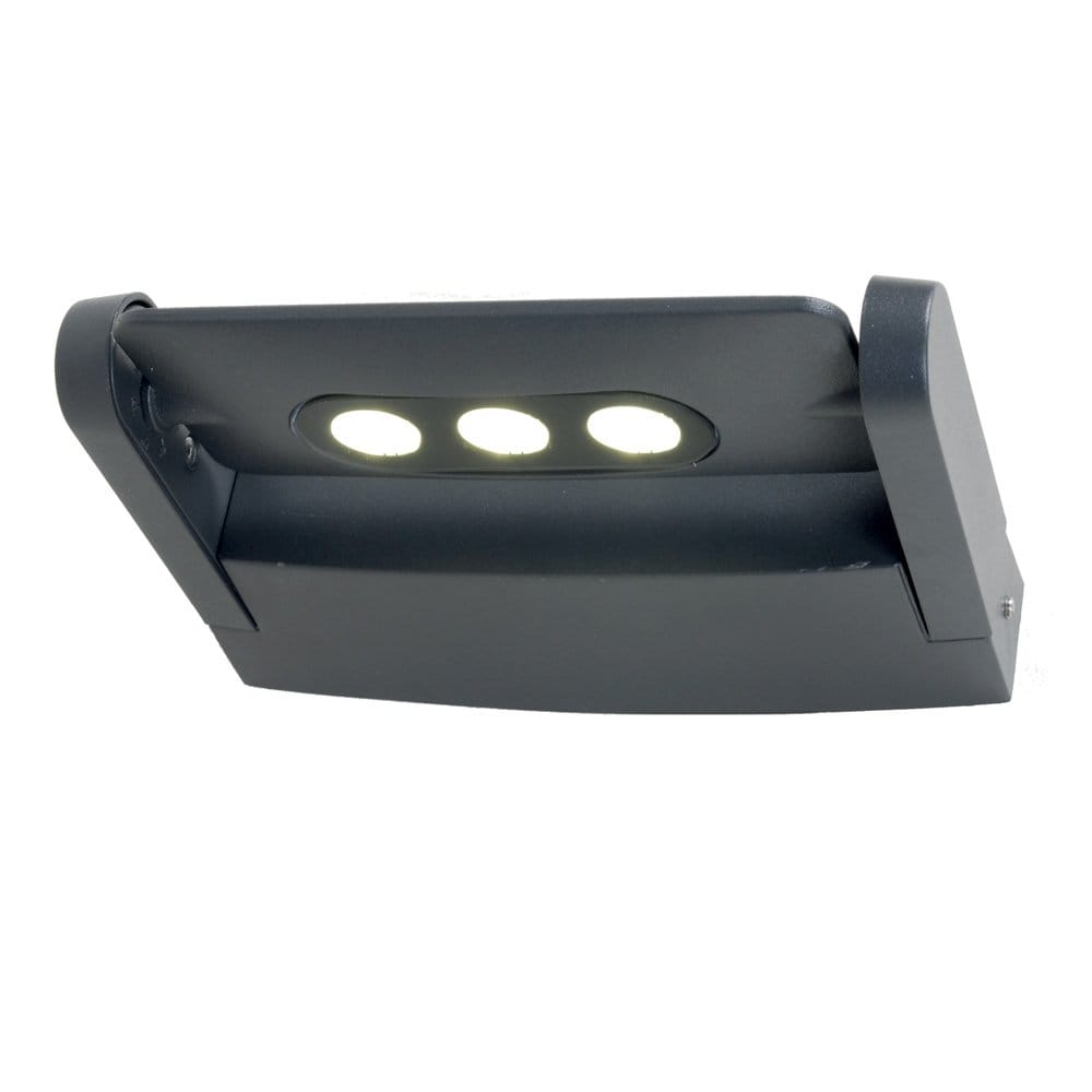 Elstead Sigmund 3 Light Wall Light - Graphite
