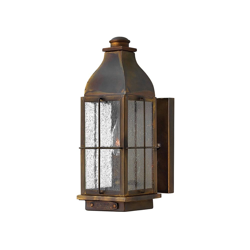Hinkley Bingham Single Light Small Wall Lantern - Sienna