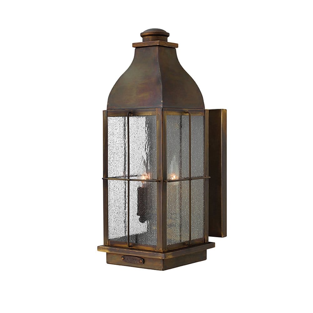 Hinkley Bingham 3 Light Large Wall Lantern - Sienna