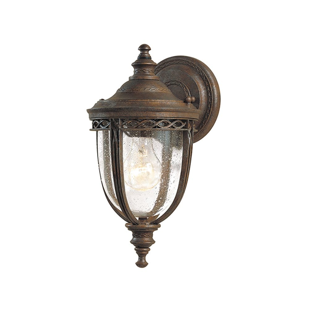 Feiss English Bridle Single Small Wall Lantern - British Bronze