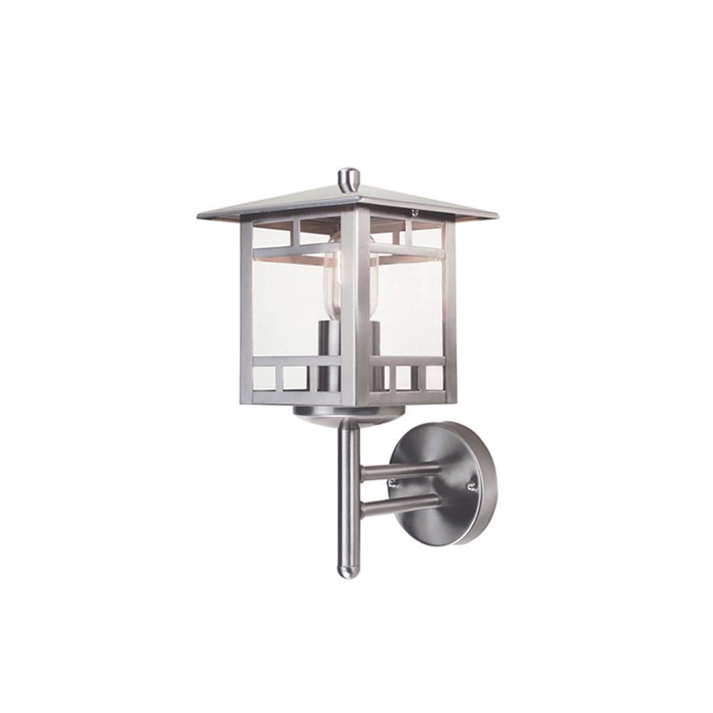 Elstead Kolne Single Wall Lantern - Stainless Steel