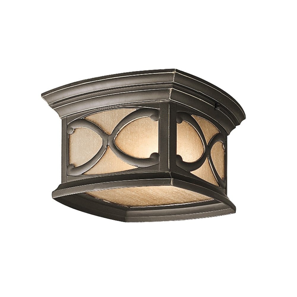 Kichler Franceasi 2 Light Flush Fitting - Olde Bronze