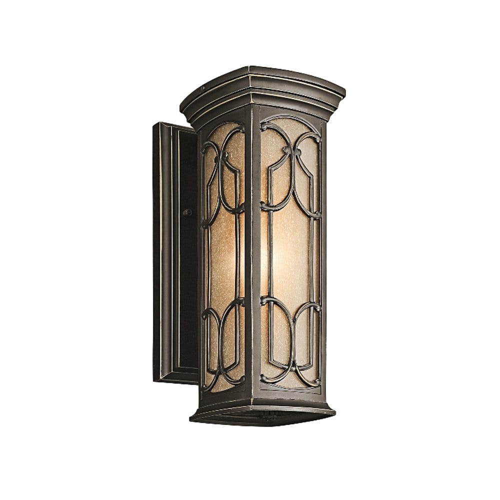 Kichler Franceasi Single Small Wall Lantern - Olde Bronze