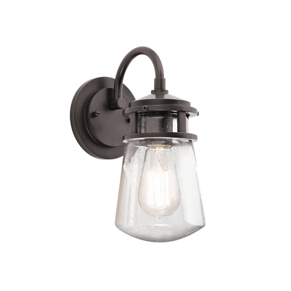 Kichler Lyndon Single Small Wall Lantern - Architectural Bronze