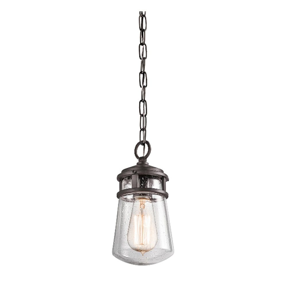 Kichler Lyndon Single Small Chain Lantern - Architectural Bronze