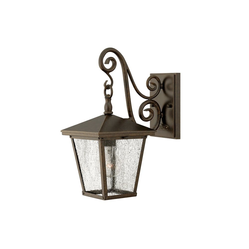Hinkley Trellis Single Small Wall Lantern - Regency Bronze
