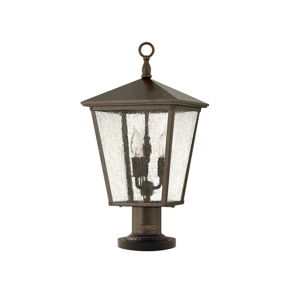 Hinkley Trellis 3 Light Pedestal - Regency Bronze