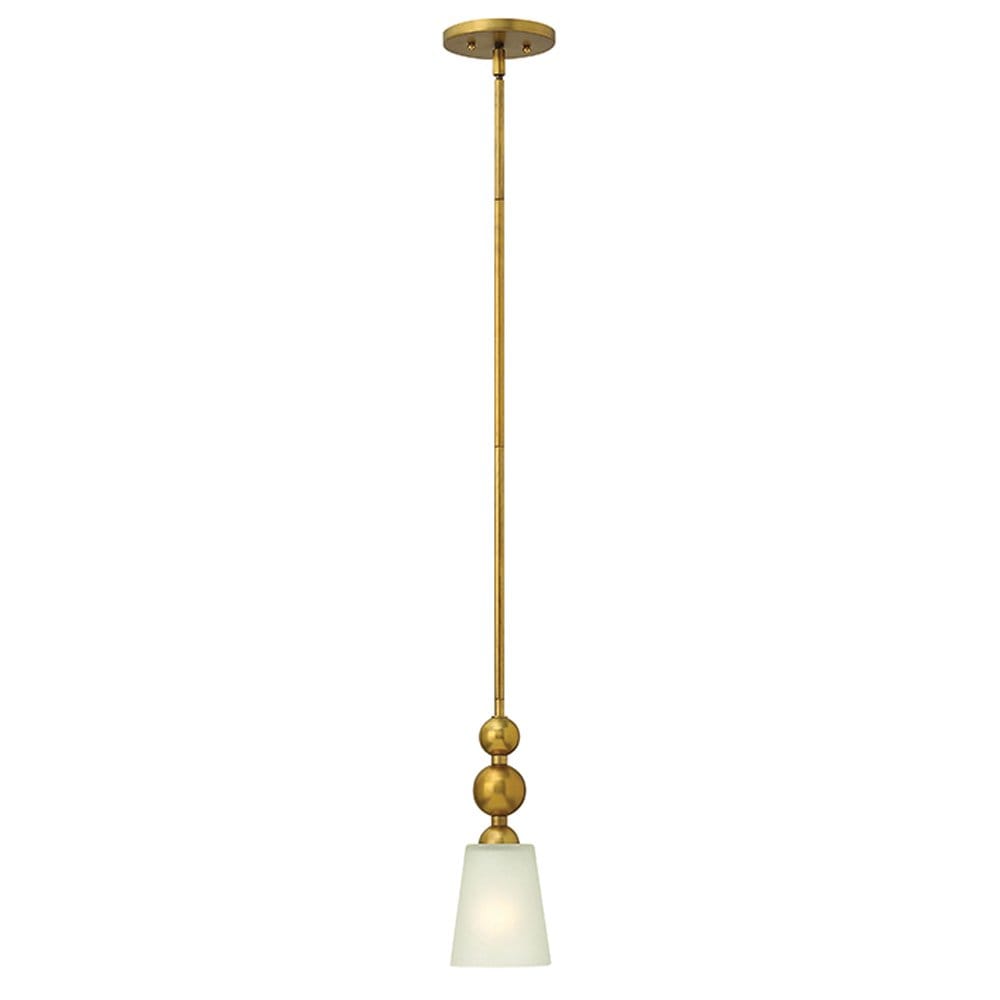 Hinkley Zelda Single Mini Pendant - Vintage Brass