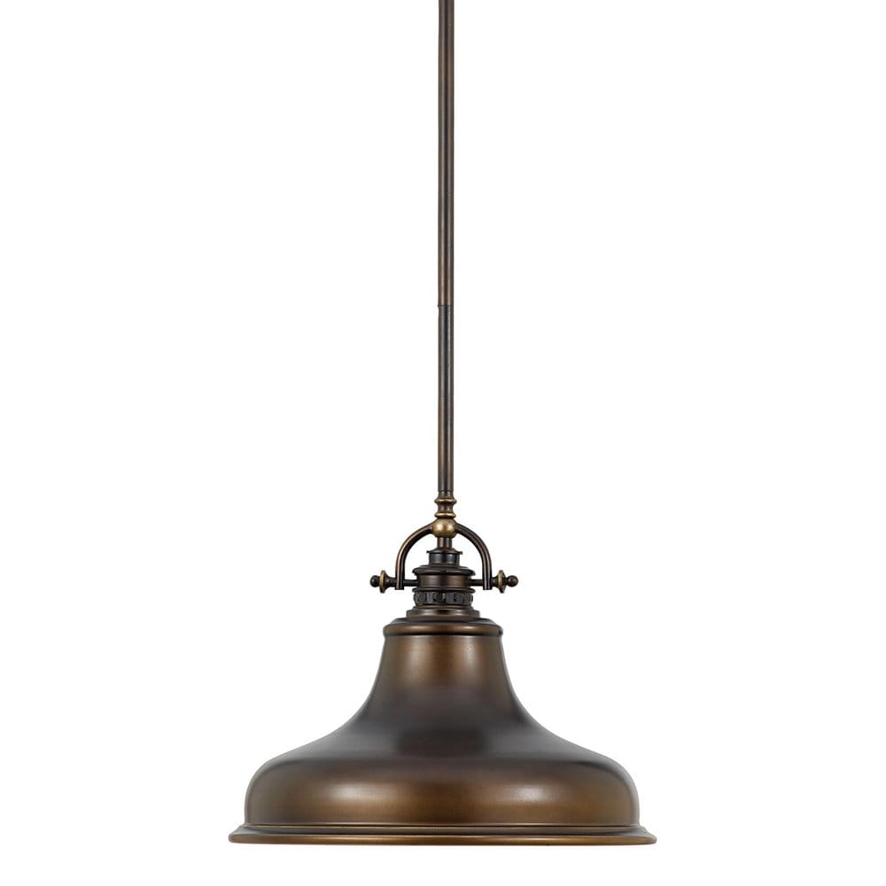 Quoizel Emery Single Medium Pendant - Palladian Bronze