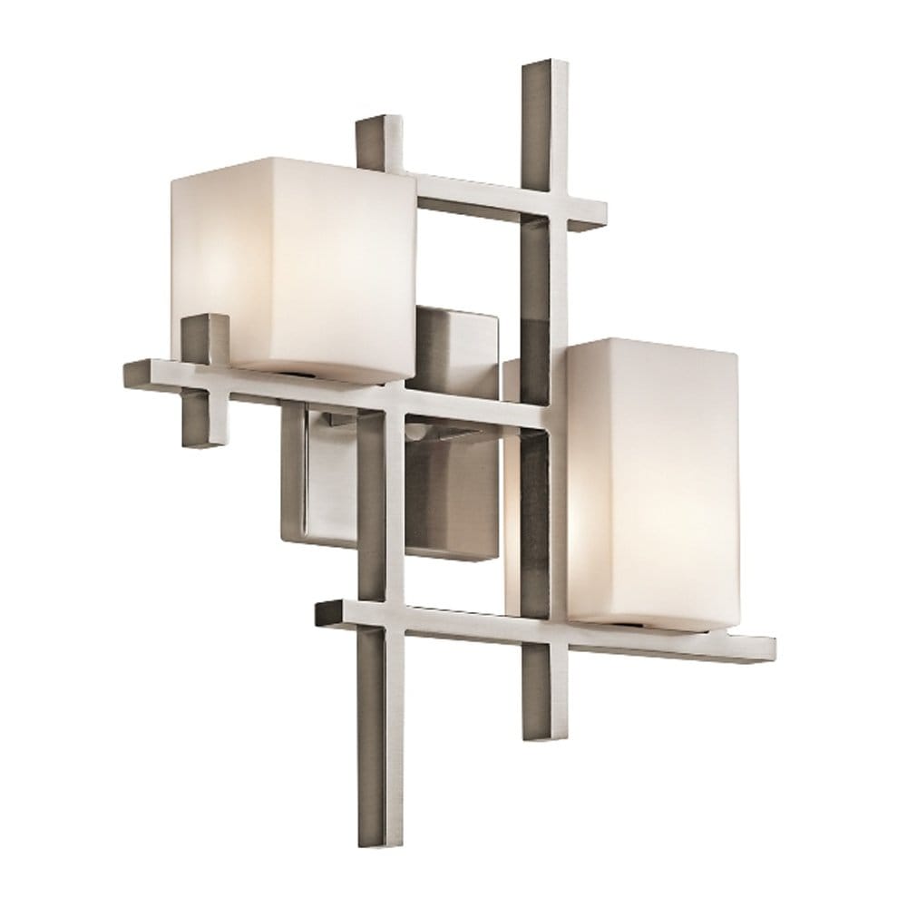Kichler City Lights 2 Light Wall Light - Classic Pewter