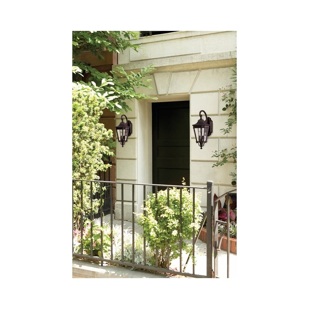 Feiss Cotswold Lane 3 Light Large Wall Lantern - Black
