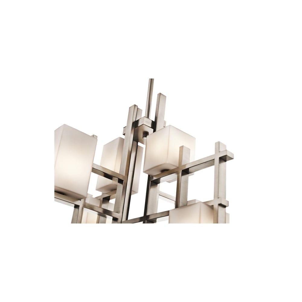 Kichler City Lights 7 Light Chandelier - Classic Pewter