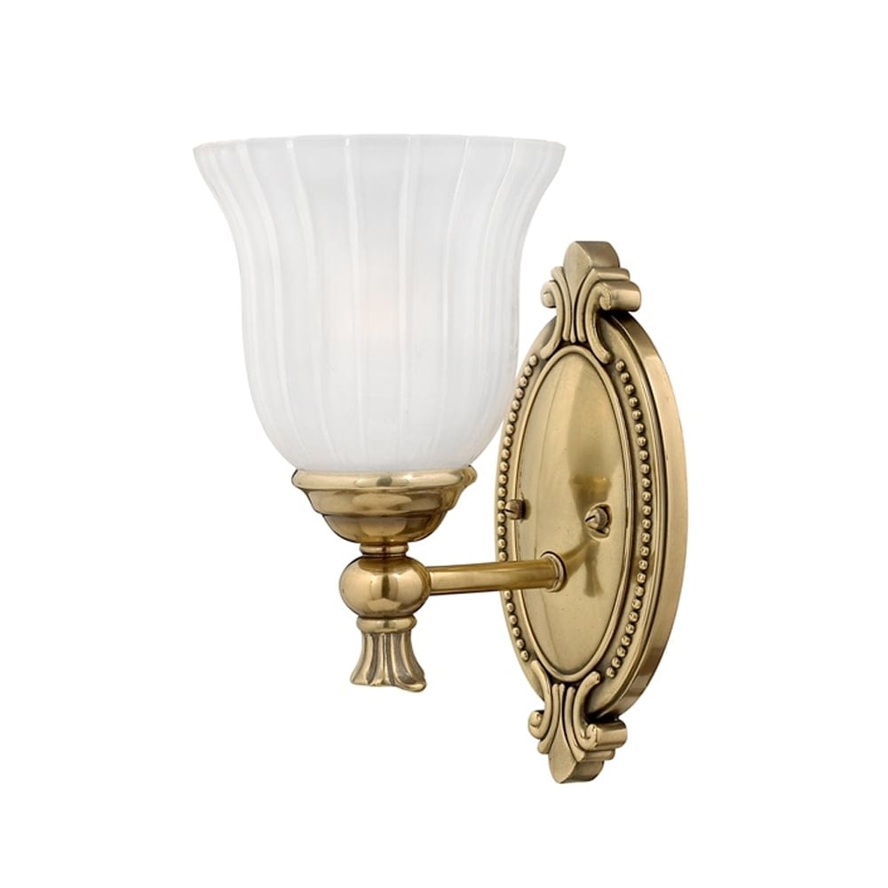 Hinkley Francoise Single Wall Light - Burnished Brass
