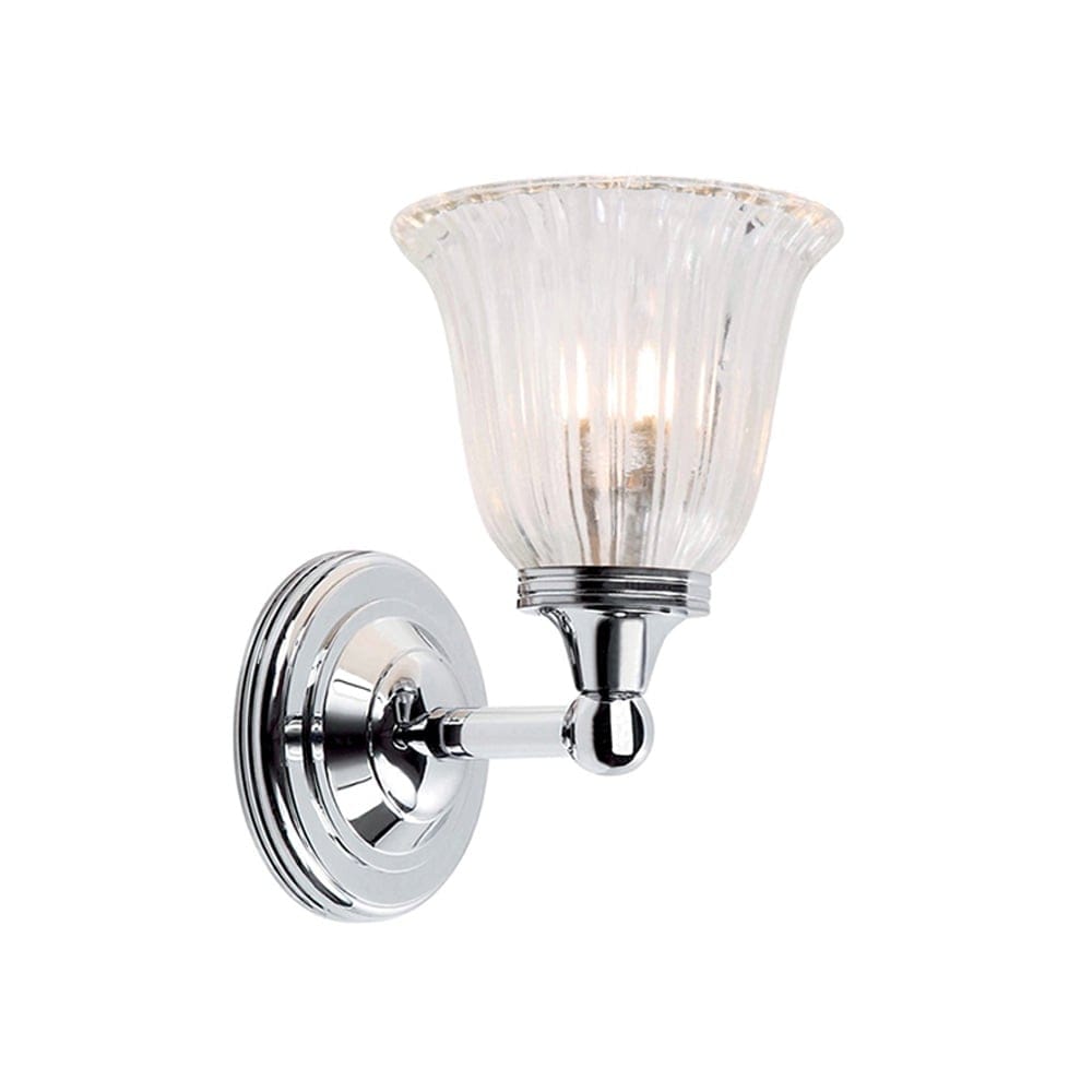 Elstead Austen Single Bathroom Wall Light - Polished Chrome