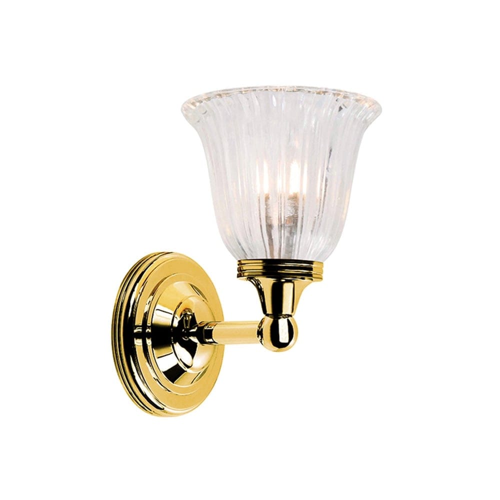Elstead Austen Single Bathroom Wall Light - Polished Brass