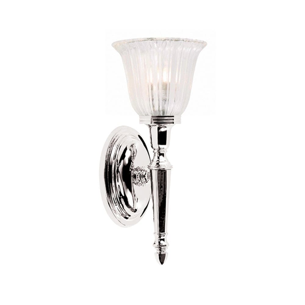 Elstead Dryden Single Bathroom Wall Light - Polished Nickel