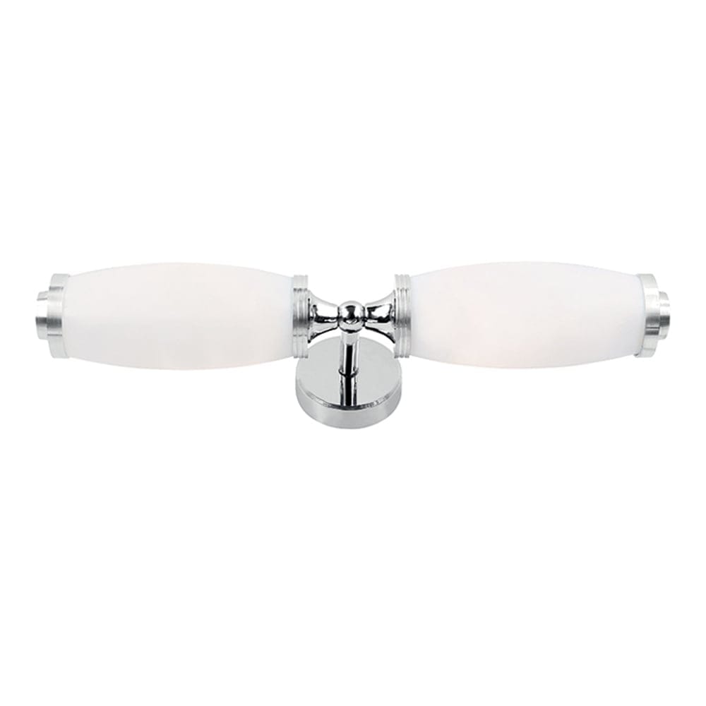 Elstead Eliot Two Light Bathroom Wall Light - Polished Chrome